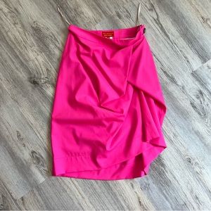 Vivienne Westwood Red Label Hot Pink Asymmetrical Draped Skirt
